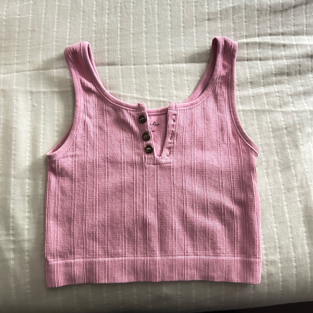 Pink crop top size M/L